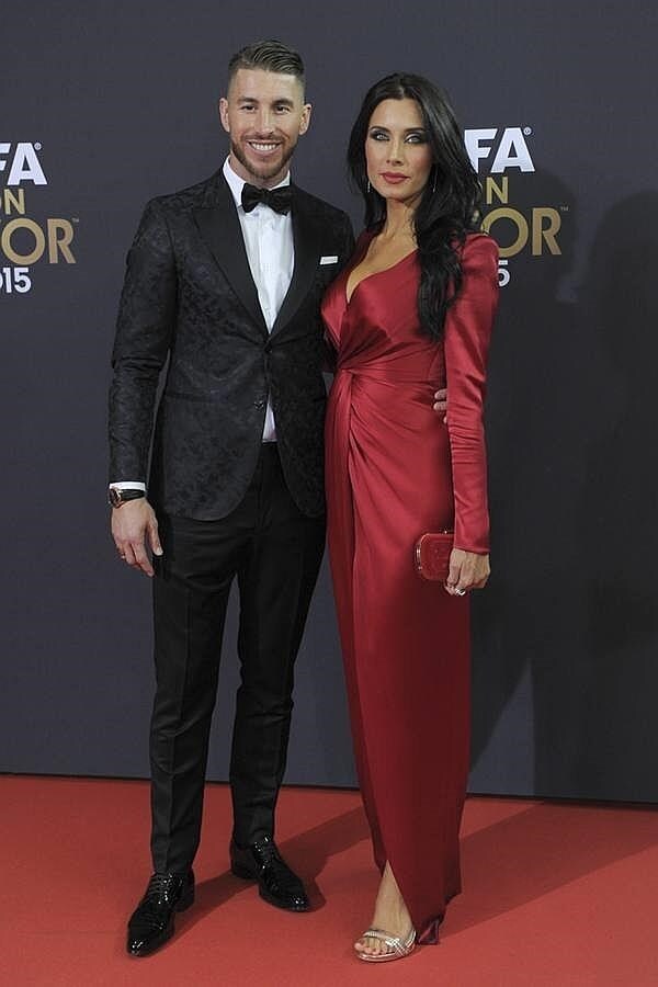 Sergio Ramos y Pilar Rubio, en el Balón de Oro 2016