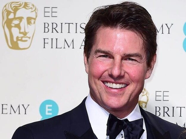 Tom Cruise en la alfombra roja en la que descubrió su nuevo rostro./