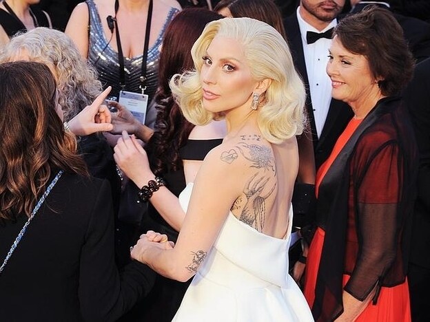 Lady Gaga en la entrega de los Oscar/Cordon Press