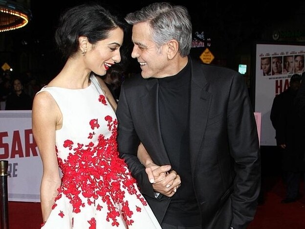 ¿No es adorable cómo mira a Amal Alamuddin su marido, George Clooney?