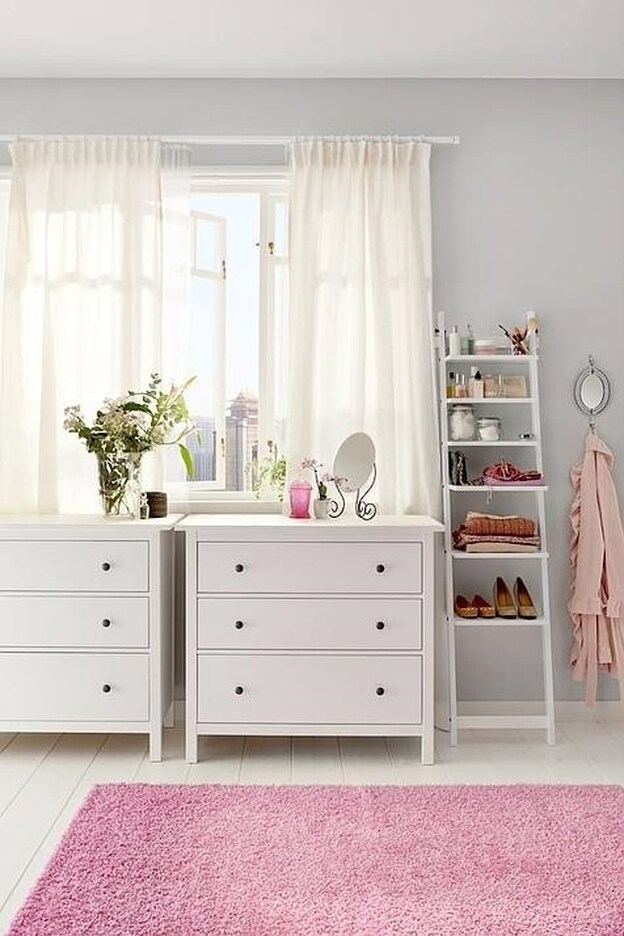 Ejemplo de decoración para el dormitorio de una adolescente./IKEA