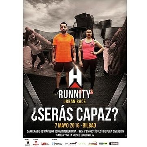 Cartel de Runnity Urban Race Bilbao