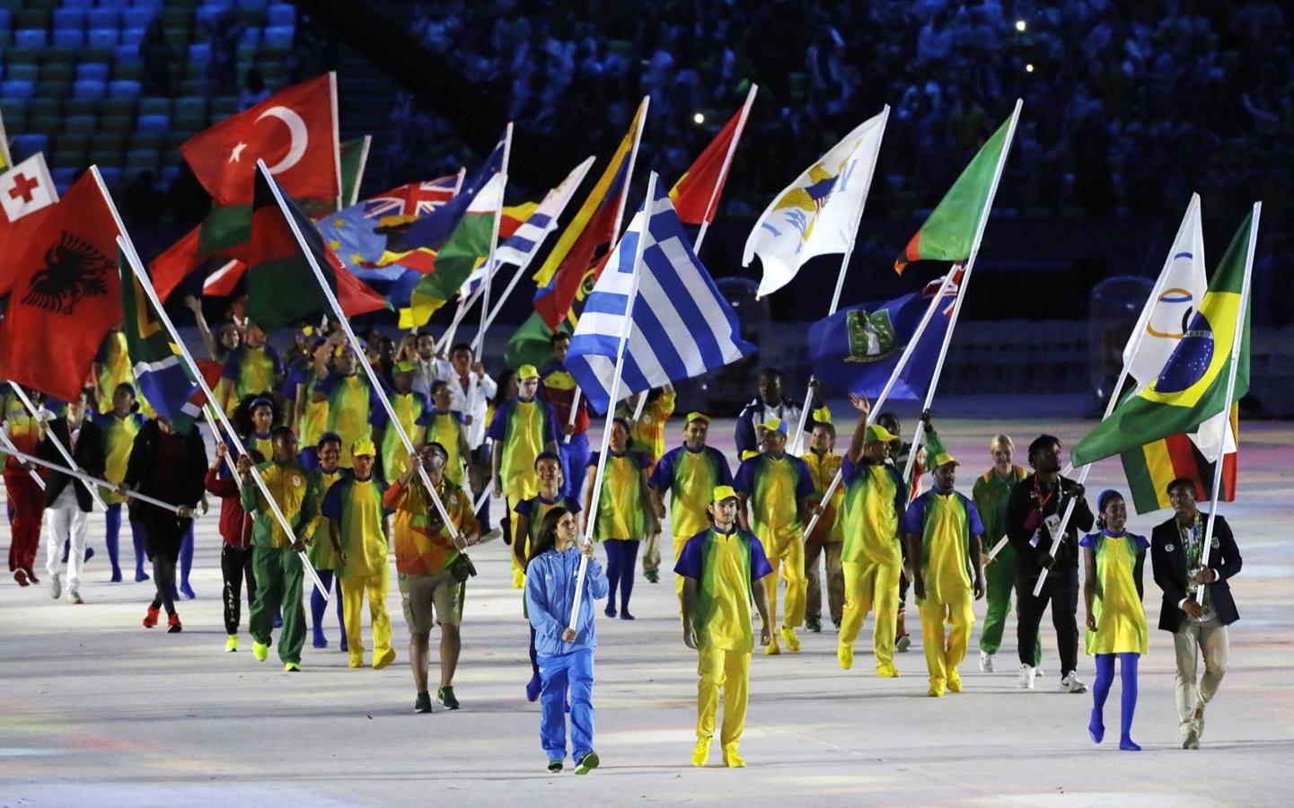Clausura de los Juegos Olímpicos de Río 2016: desfile de las delgaciones