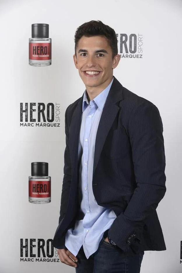Marc Márquez en la promoción de su perfume, Hero Sport./agencias.