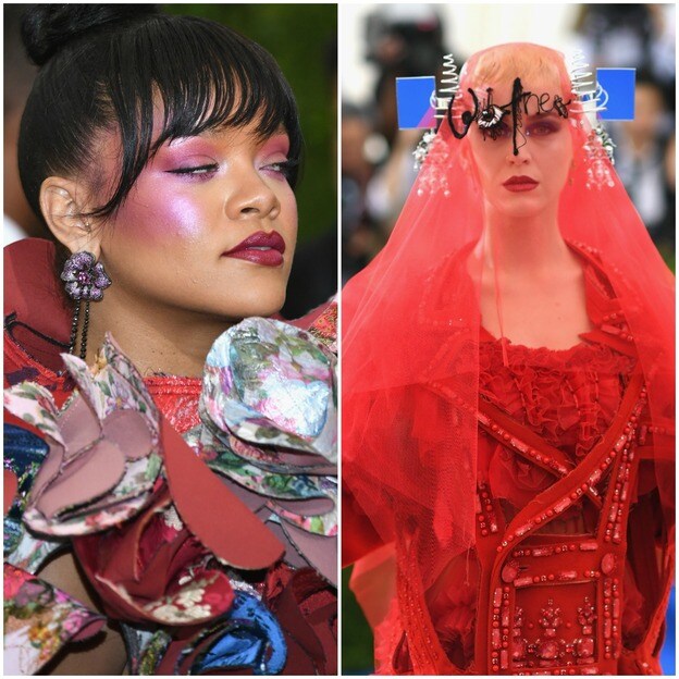 Rihanna y Katy Perry fueron las más excéntricas de la Gala Met/mujerhoy