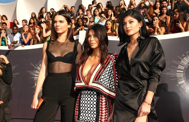 Las hermanas Kardashian en MTV Video Awards./getty