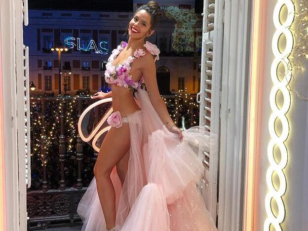 IG Cristina Pedroche luciendo su vestido-biquini durante esta Nochevieja