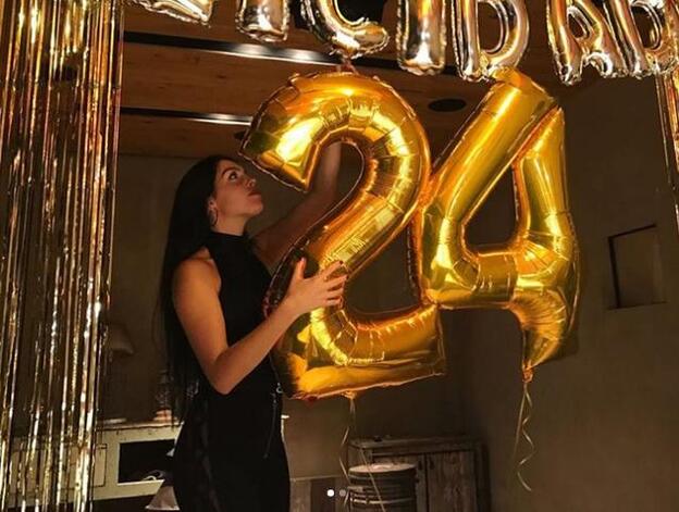 Georgina celebraba este sábado por todo lo alto su 24 cumpleaños./instagram
