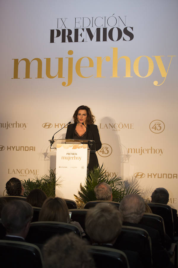 IX Premios Mujerhoy: Laura Múgica, en la gala de entrega