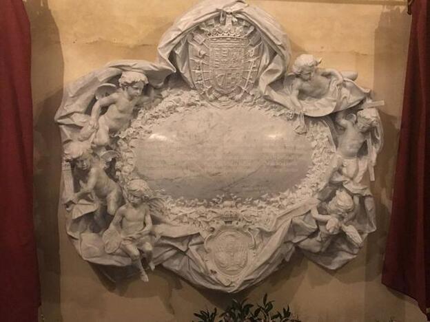 El monumento fúnebre a la duquesa de Alba.