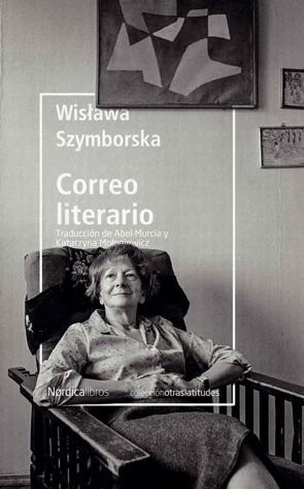 Portada del libre 'Correo literario', de Wislawa Szymborska.