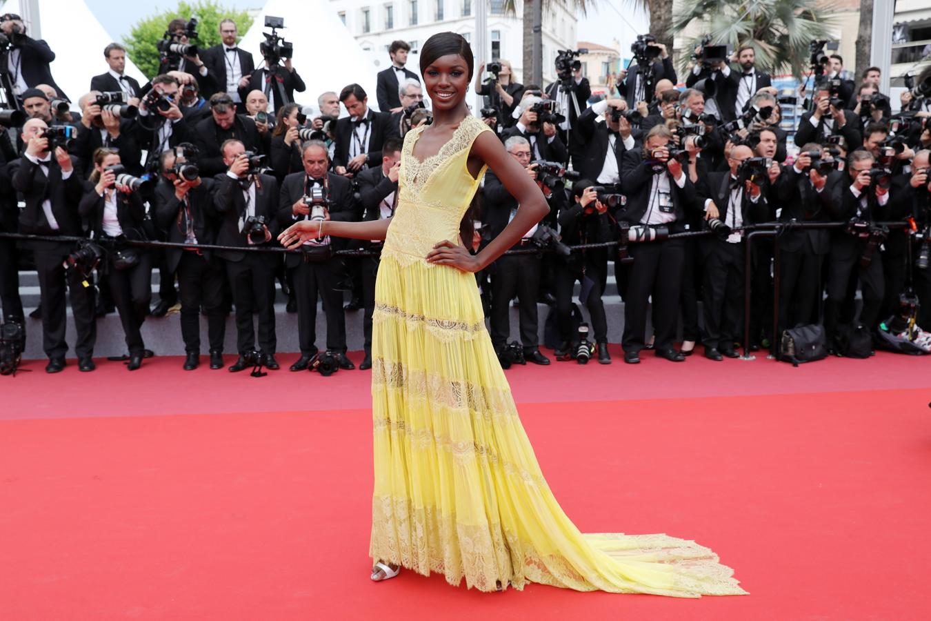 Los vestidos más bonitos del Festival de cine de Cannes: Leomie Anderson
