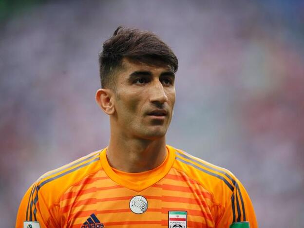 Alireza Beiranvand, portero de la selección de Irán en el Mundial de Rusia 2018./cordon press.