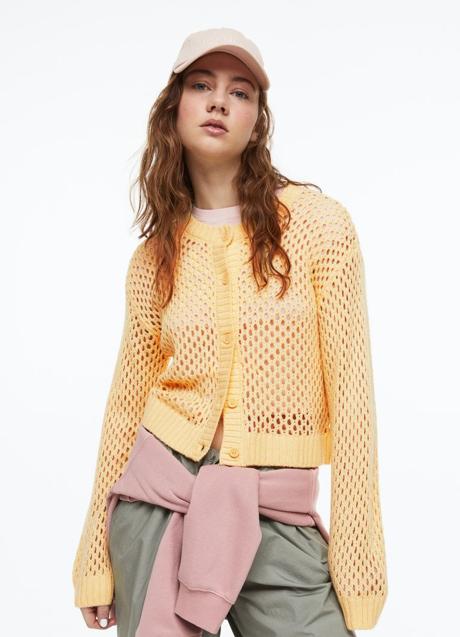 Cárdigan de red de H&M, 22,99€.