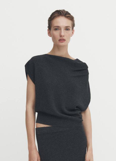 Jersey de manga corta asimétrico