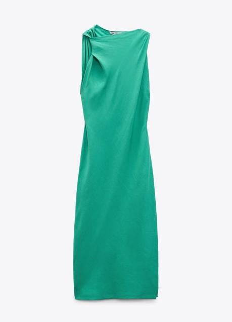 El vestido de Zara de lino.