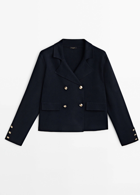 Chaqueta azul marino de Massimo Dutti (69,99 euros)