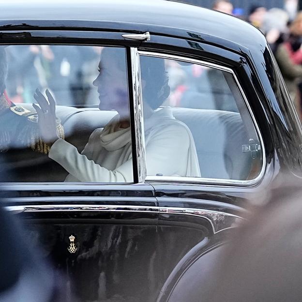 Mary de Dinamarca en la proclamación de Federico X