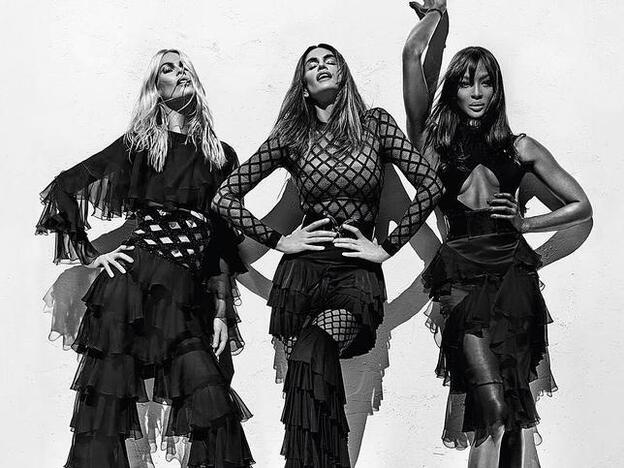 Balmain reúne a Claudia Schiffer, Cindy Crawford y Naomi Campbell