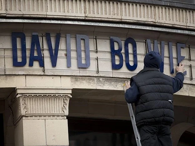 Tributo a David Bowie en Brixton./REUTERS
