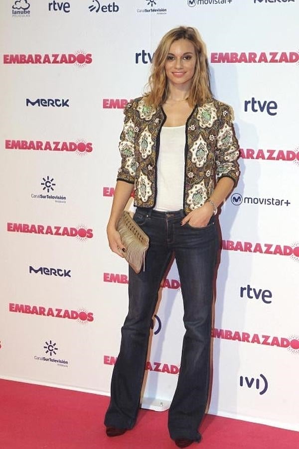 Norma Ruiz en el estreno de 'Embarazados'