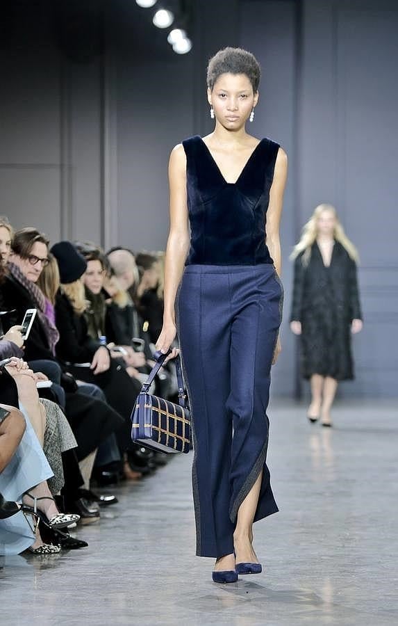 Desfile de Jason Wu en Nueva York: top terciopelo