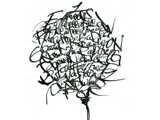 Un árbol con una maraña de letras de tinta./FOTOLIA