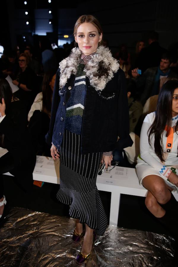 Olivia Palermo en el desfile de Peter Pilotto