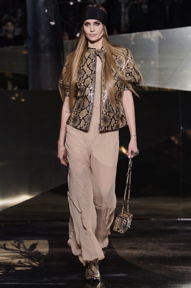 Desfile de H&M en París: snake print