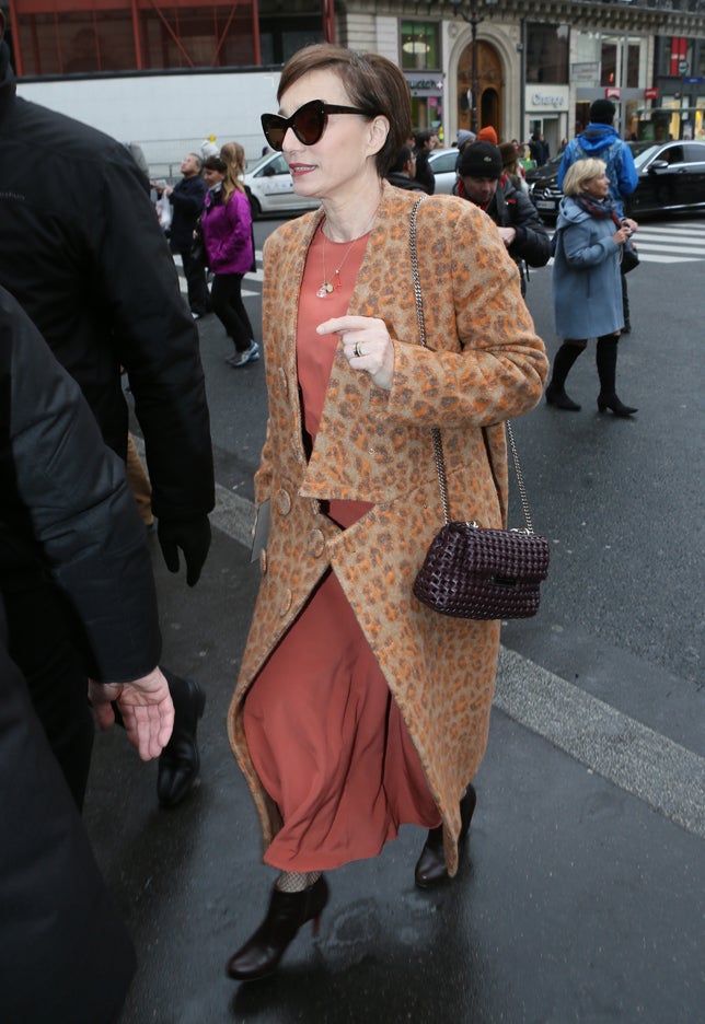 Kristin Scott Thomas en el desfile de Stella McCartney en París