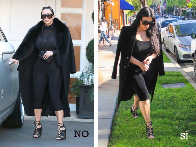 Dos looks de Kim Kardashian