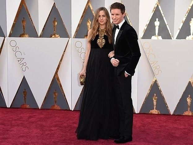 La pareja, muy elegante en los Oscar 2016