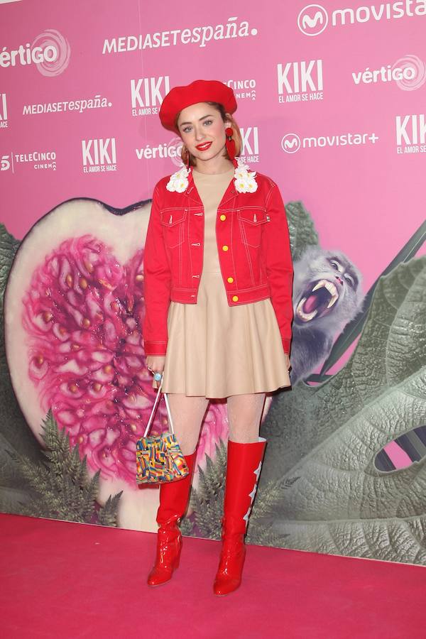 Miranda Makaroff en el estreno de 'Kiki, el amor se hace'