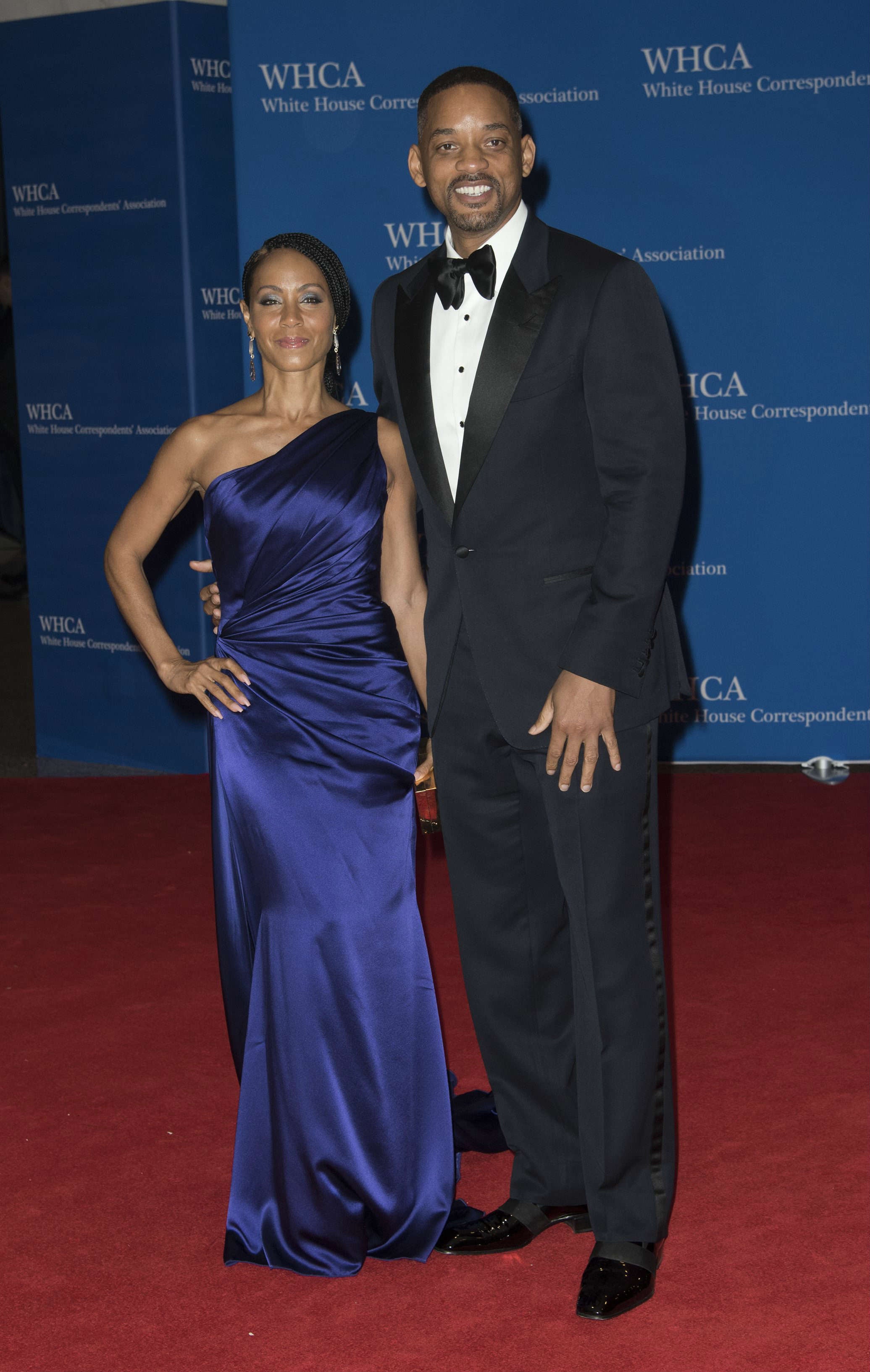 Will Smith y Jada Pinkett en la cena de los corresponsales de la Casa Blanca