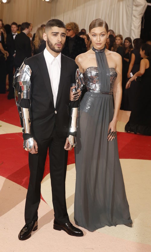 Gigi Hadid y Zayn Malik en la Gala del Met 2016