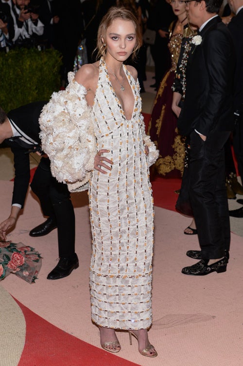 Lily Rose Depp en la Gala del Met 2016