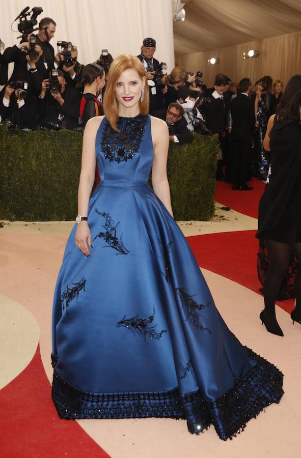 Jessica Chastain en la Gala del Met