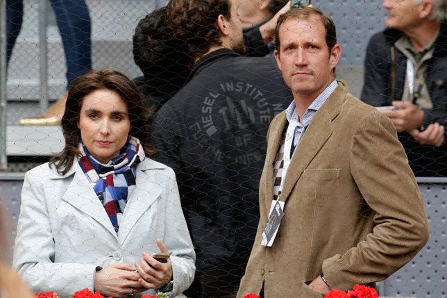 Famosos en el Open de Tenis de Madrid: Paloma Segrelles y Bruno Gómez Acebo