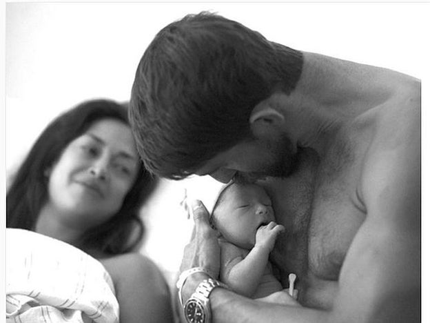 Michael Phelps y Nicole Johnson presentan a su primer hijo, Boomer Robert./Instagram