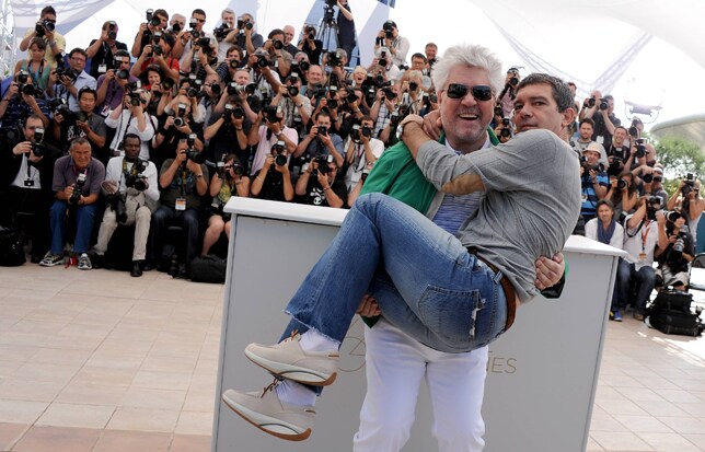 Almodóvar y Antonio Banderas en el Festival de Cannes