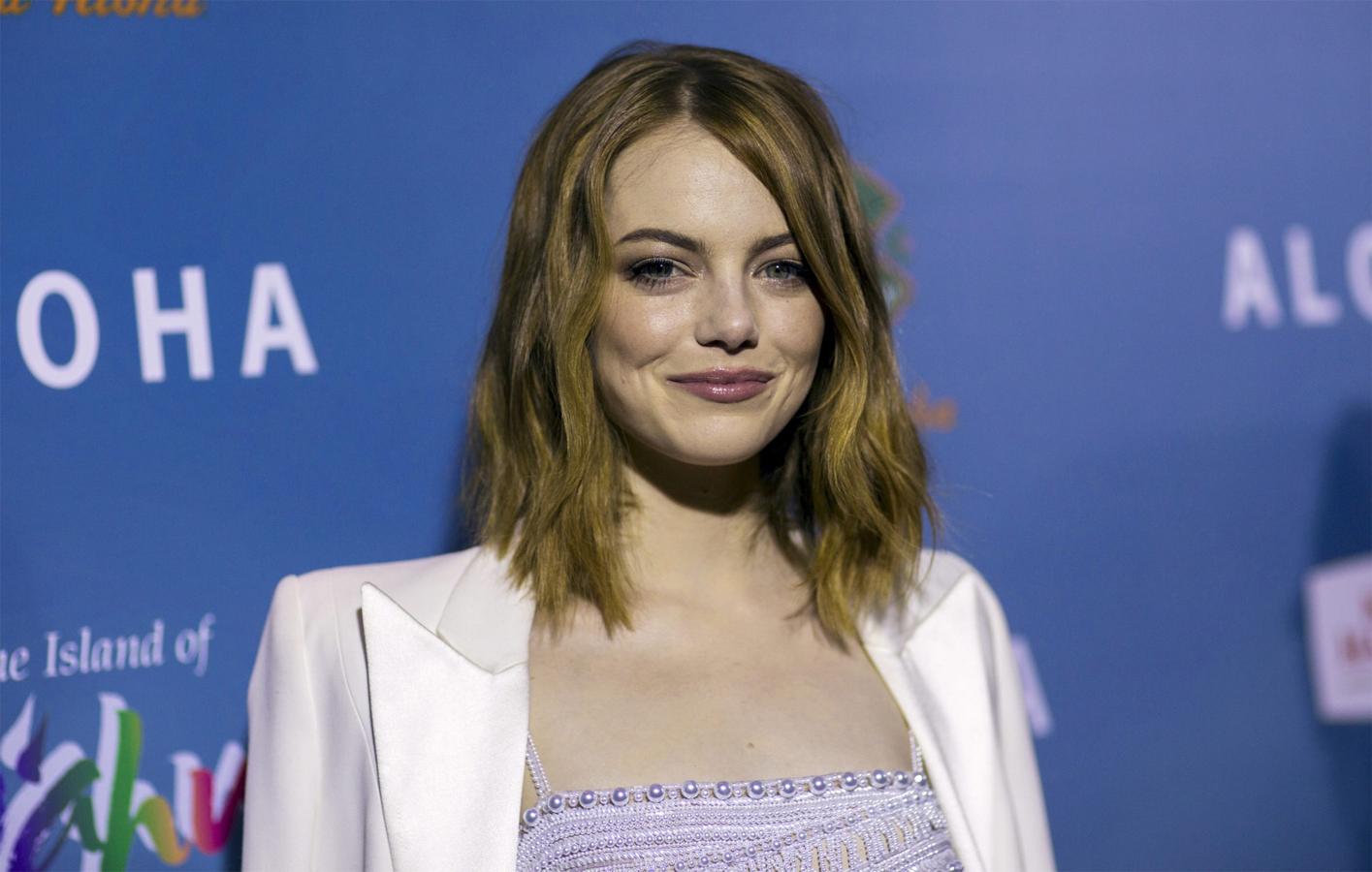 Famosas con long bob: Emma Stone