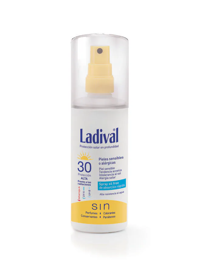 Productos para pieles con acné: Ladival Protección solar SPF 30 Pieles Sensibles y Alérgicas