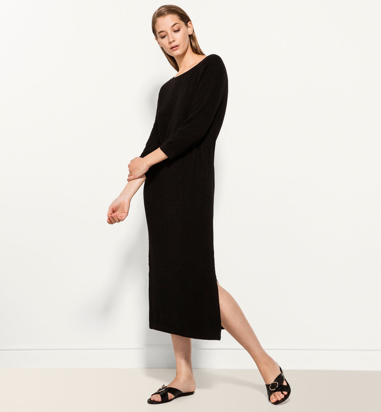 Vestido midi de Massimo Dutti