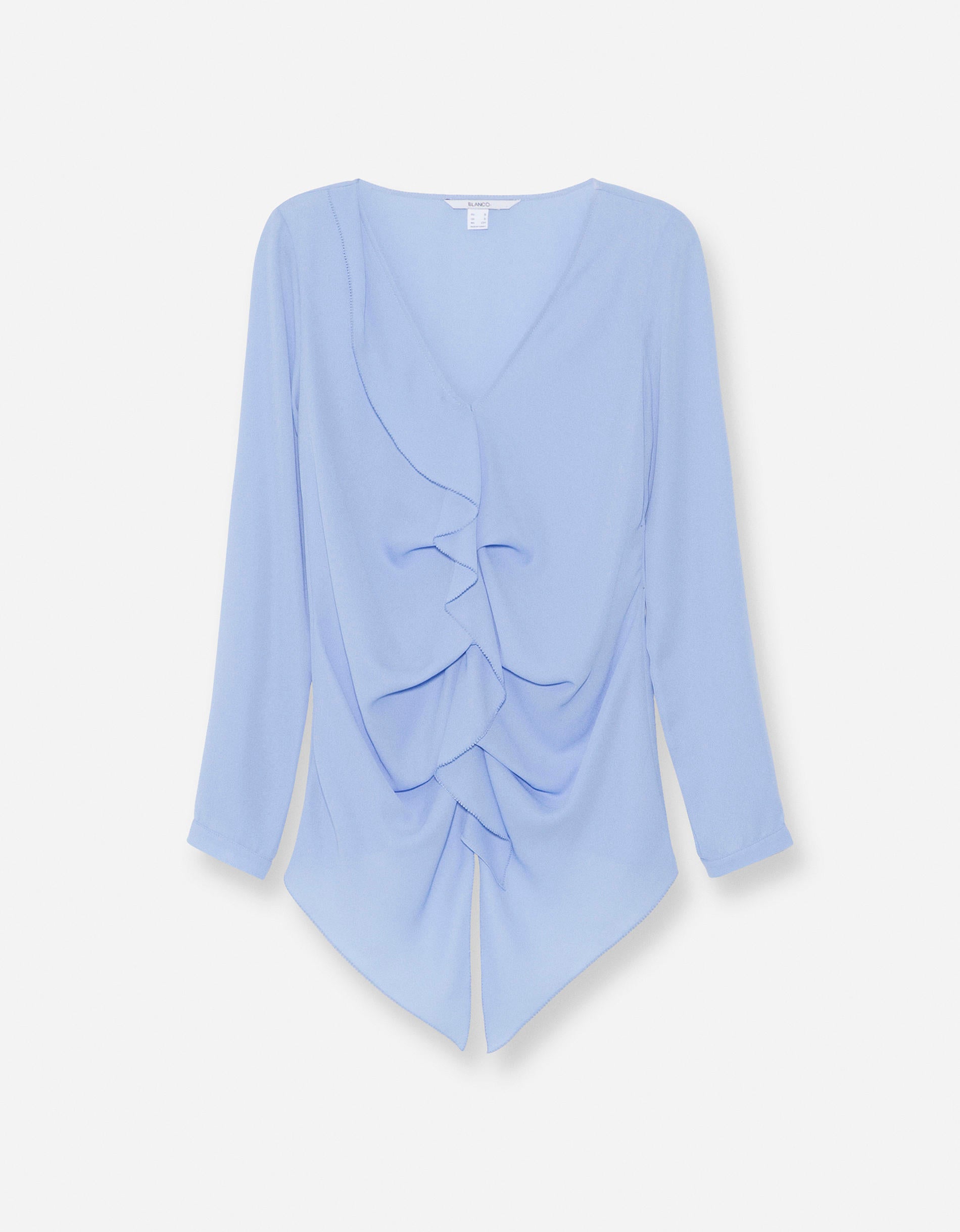 Blusa azul de Blanco