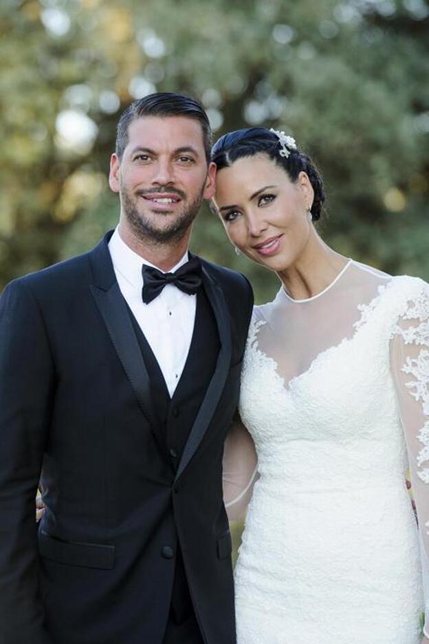 Vania Millán y René Ramos en el día de su boda, celebrada el 20 de julio de 2014./gtres.