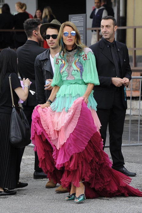 Las famosas en el 'front row' de Milán: Anna dello Russo