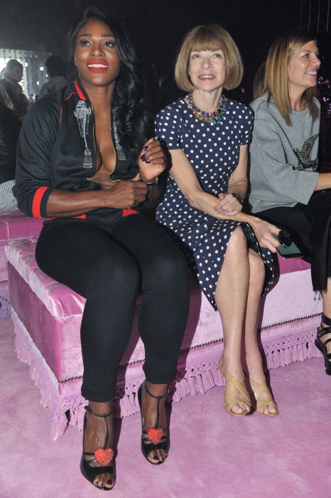 Las famosas en el 'front row' de Milán: Serena Williams y Anna Wintour