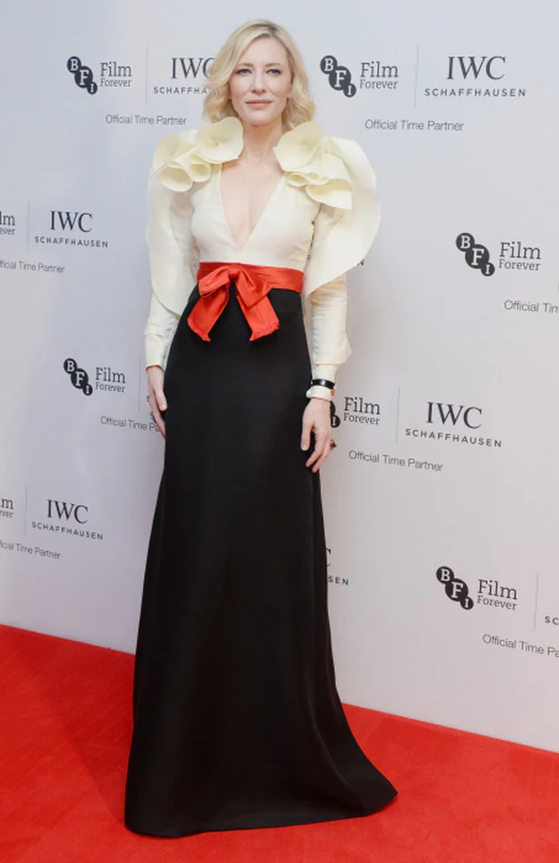 Cate Blanchett, una de las primeras celebrities en lucir la nueva colección de Gucci./gtres