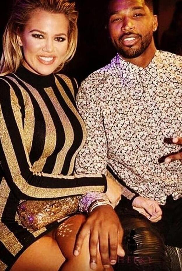 Khloé Kardashian y Tristan Thompson en una imagen reciente publicada en las redes sociales./instagram.