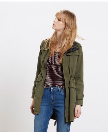 Parka verde, de Pepe Jeans